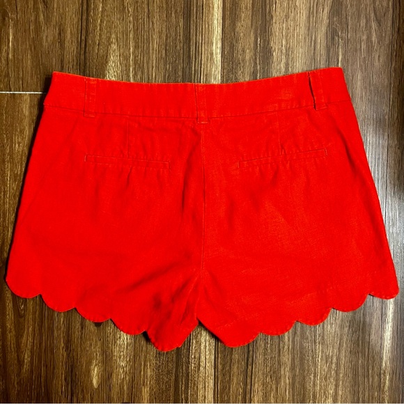 **SOLD** J Crew Red Shorts Size 6 - Picture 2 of 4